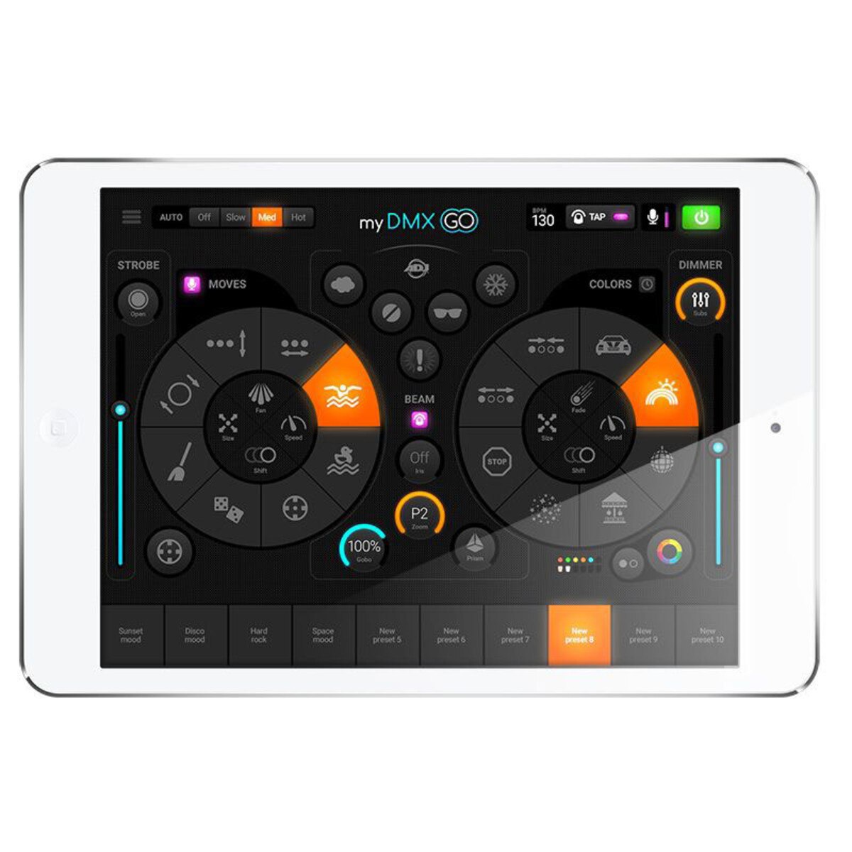 ADJ MYDMX GO 256Channel Wireless DMX Lighting Controller for iPad and